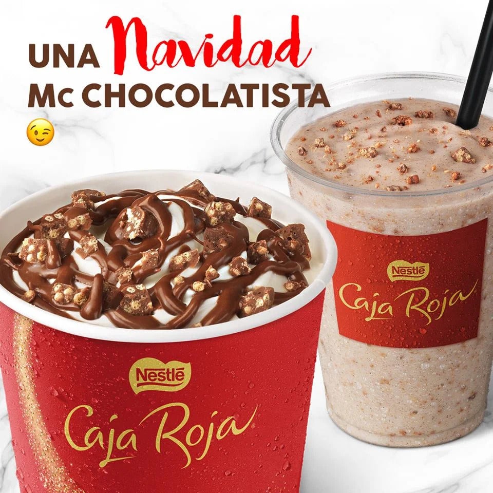 imagen de nuevo producto mc flurry mc shake caja roja nestlé professional
