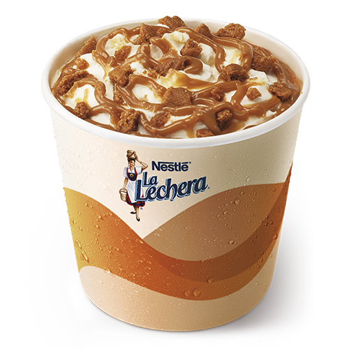 imagen del nuevo mcflurry dulce de leche