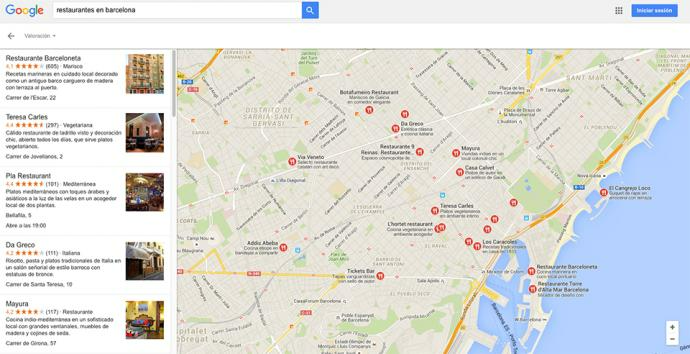 Mapa Google Maps y cómo añadir tu negocio de hostelería en Google Maps