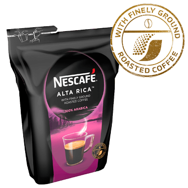 Arabica alta rica logo blanco