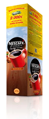 Estuche sobre natural Nescafé