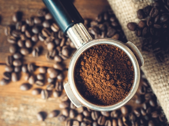 Café en grano de alta calidad