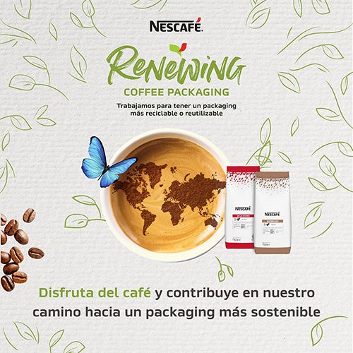 Renovando paquetes de café
