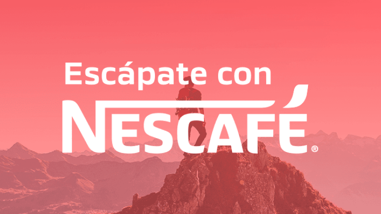Promoción vending escápate con Nescafé cabecera