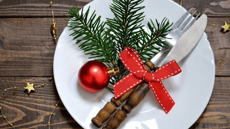 para el menu de navidad