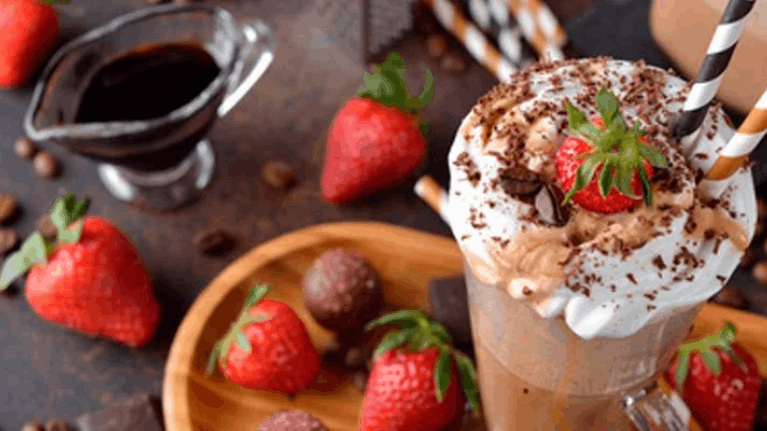 recetas de café frías frappé miniatura