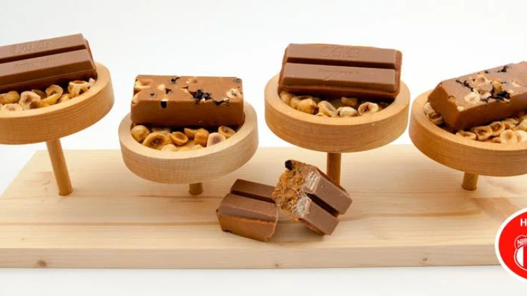 Receta de turrón de KITKAT