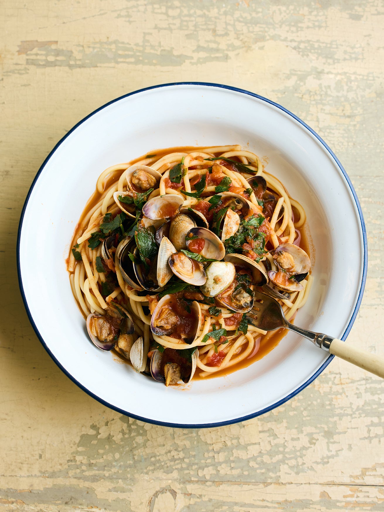 Spaghetti con tomate buitoni