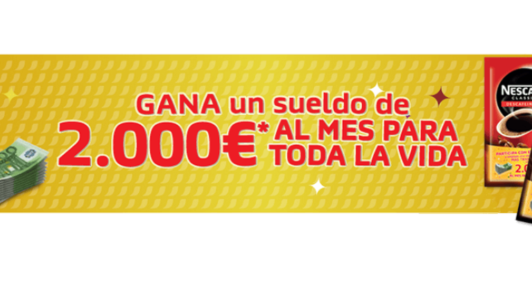 Promoción Sueldo Nescafé 2017