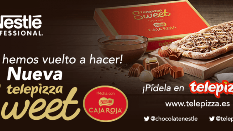 Telepizza sweer caja roja cabecera