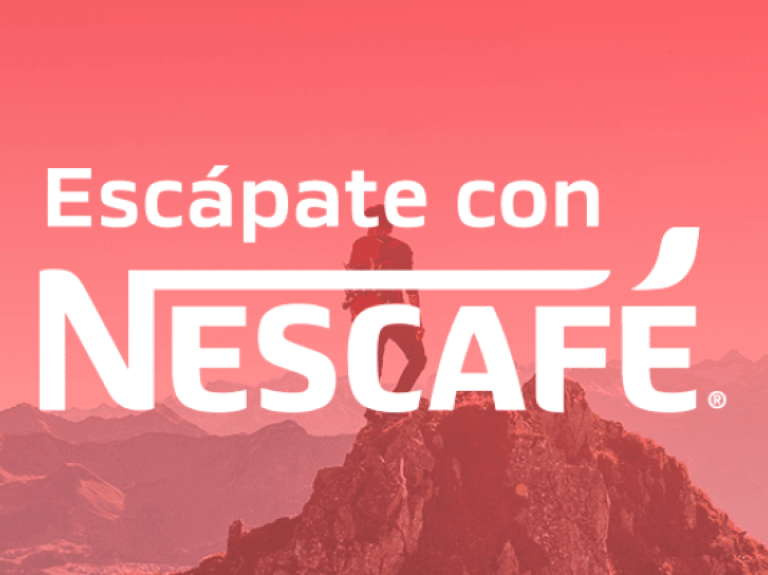 Promoción vending escápate con Nescafé cabecera