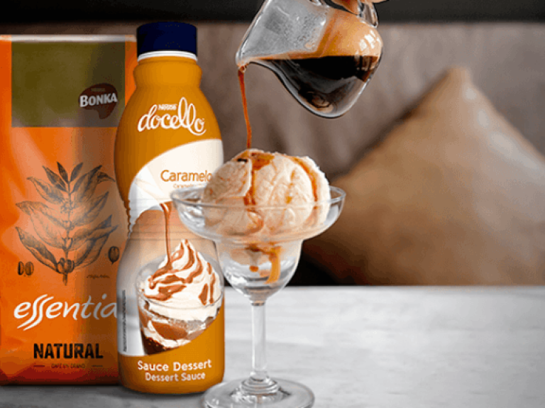 Receta de para cafeterías café Affogato