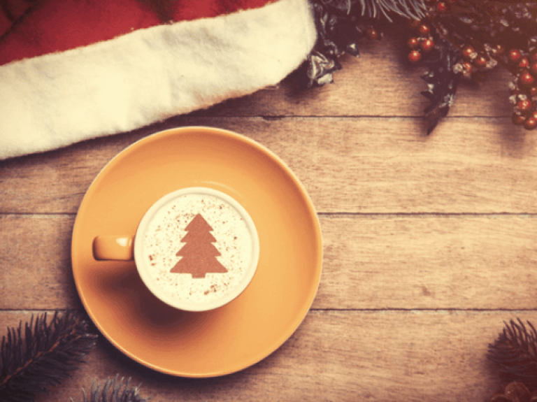 ideas para navidad plantillas para el café cabecera
