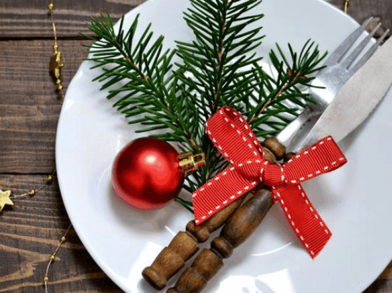 para el menu de navidad