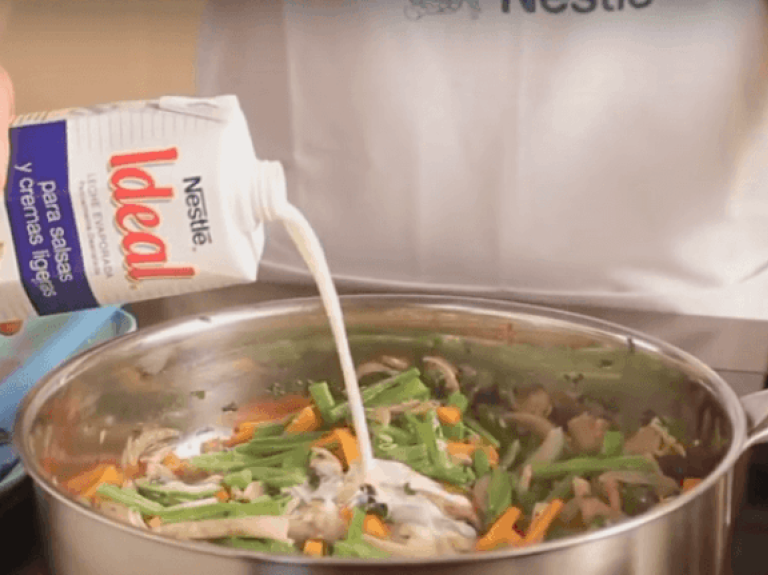 Leche evaporada