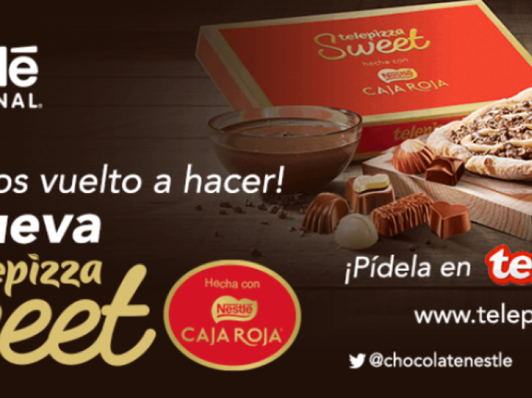 Telepizza sweer caja roja cabecera