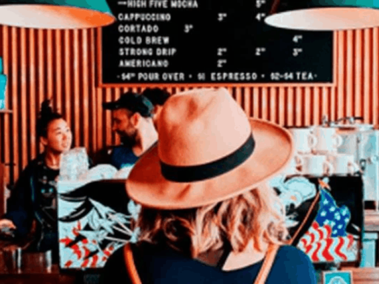 tipos de café en un bar