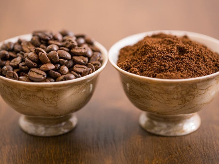 café grano y café molido