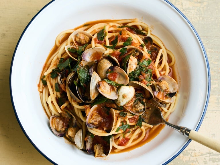 Spaghetti con tomate buitoni