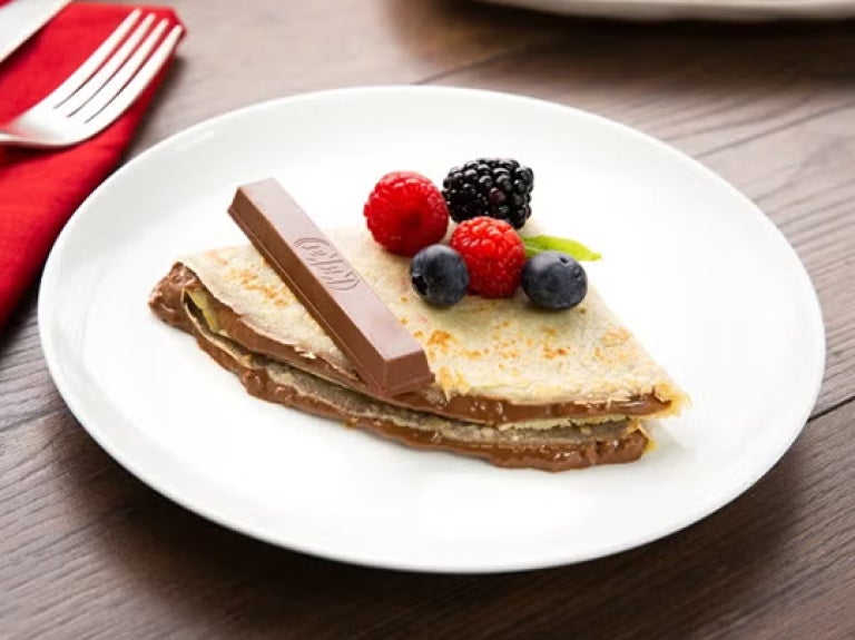 crepe crispy forest del restaurante Disfrutar