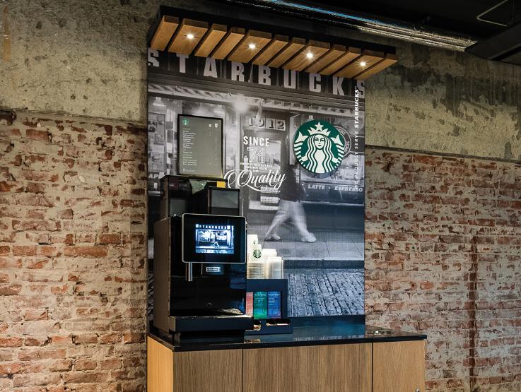 máquina de café Starbucks