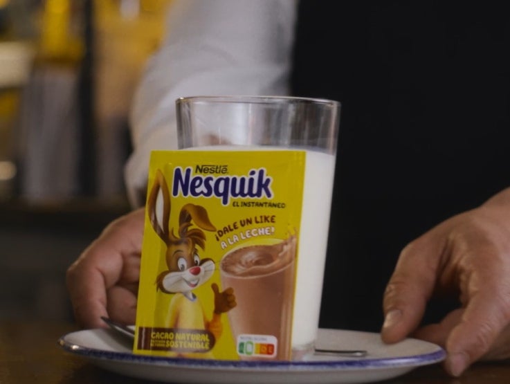 Sobre Nesquik cacao instantáneo