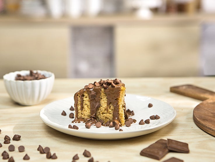 Bizcocho con chocolate extrafino nestlé