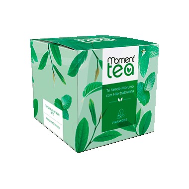 MOMENT TEA Té Verde Moruno con Hierbabuena Premium