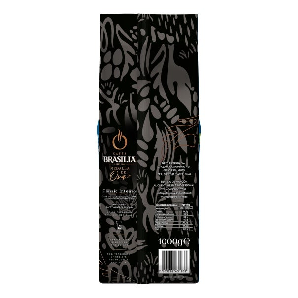 Café Tostado Mezcla en grano Medalla de Oro/Brasilia Cafeterias