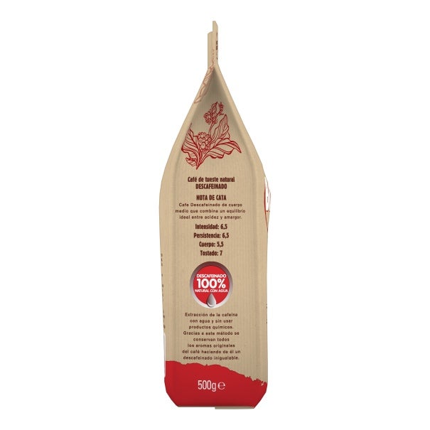BONKA HOSTELERIA Descafeinado café en grano 500g