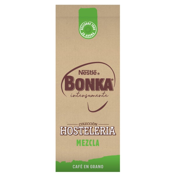 Café en grano BONKA Hostelería Mezcla front