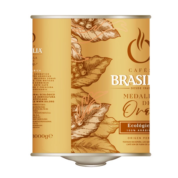Café Brasilia Medalla de Oro ecológico left