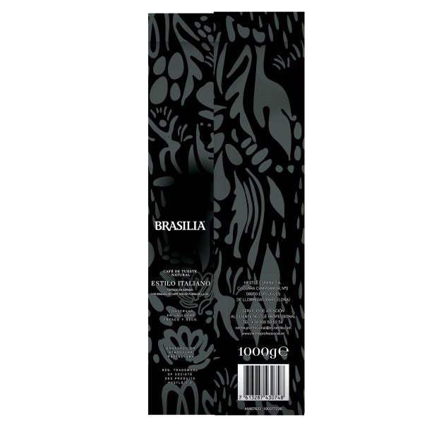 Café en grano Brasilia Medalla de Oro Estilo Italiano back