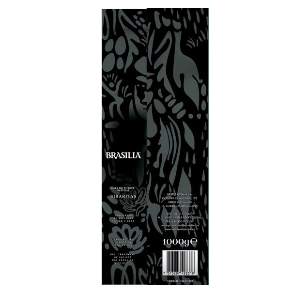 Café Tostado Natural Medalla de Oro/Brasilia Sibaritas back