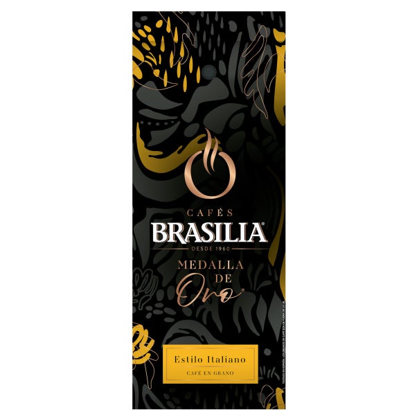 Café en grano Brasilia Medalla de Oro Italiano Front