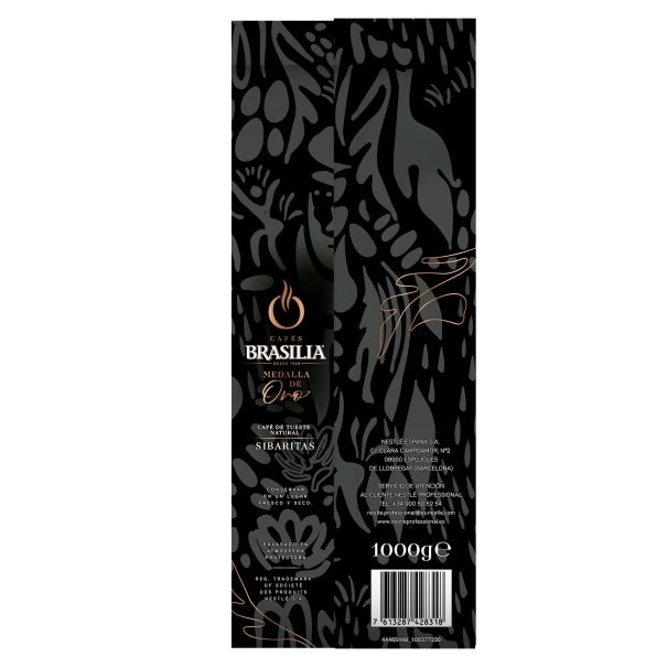 Café en grano Sibaritas Brasilia Medalla de Oro Back