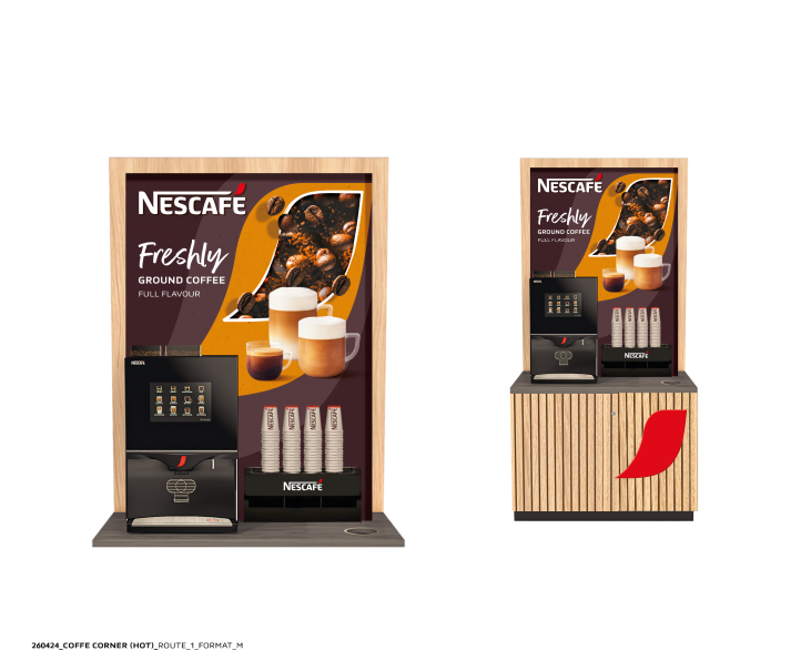 NESCAFE Coffee Corner M 116cm Cabinet BM​
