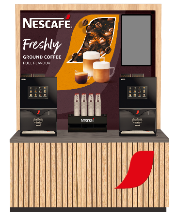 NESCAFE Coffee Corner L 180cm Screen BM​ 2