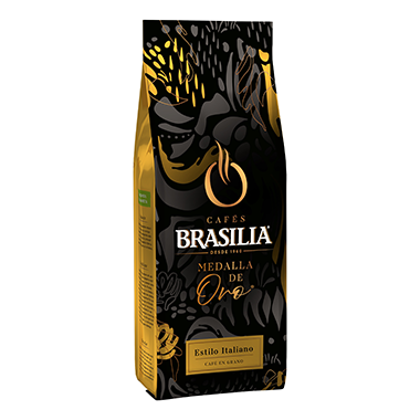 Café Tostado Natural en grano Medalla de Oro Brasilia Italiano