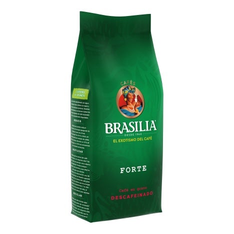 Café Tostado Natural Descafeinado en grano Brasilia Nectar
