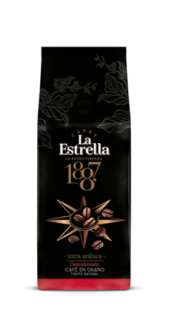 La Estrella 1887 Descafeinado Bolsa 500g Grano