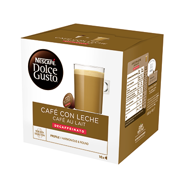 Café con leche dolce gusto descafeinado