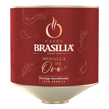 Café Tostado Natural Descafeinado en Lata Medalla de Oro Prestige