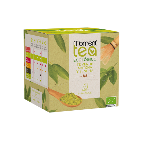 MOMENT TEA® Té verde matcha y sencha