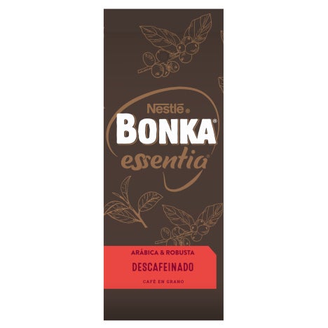 Café en grano BONKA Essentia Descafeinado front