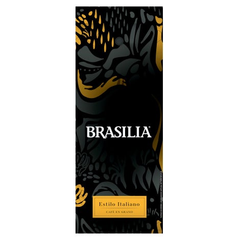 Café en grano Brasilia Medalla de Oro Estilo Italiano front