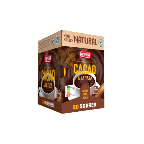 NESTLÉ Cacao a la taza 20 sobres