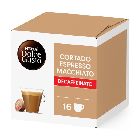 NESCAFÉ® Dolce Gusto® Cortado descafeinado 16 cápsulas