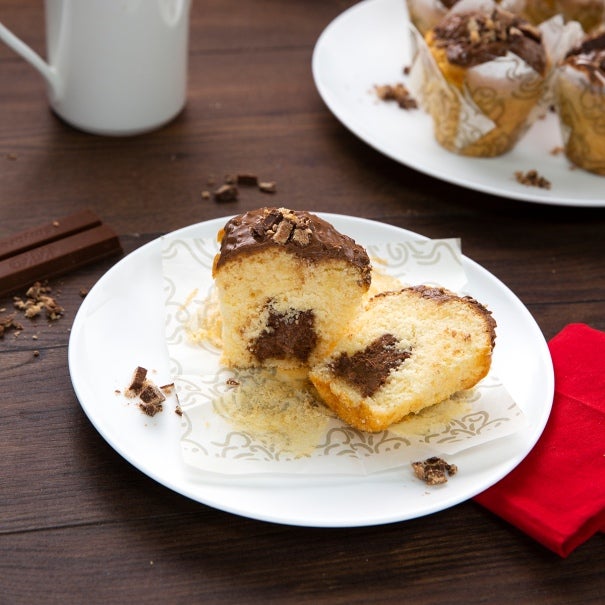 MUFFIN HECHO CON KITKAT UNTABLE