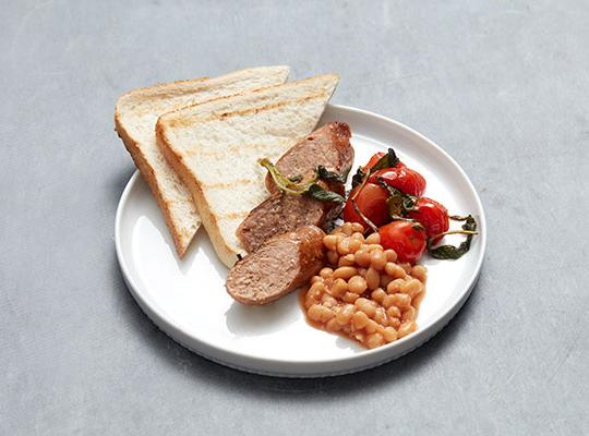 sensational sausage receta baked beans